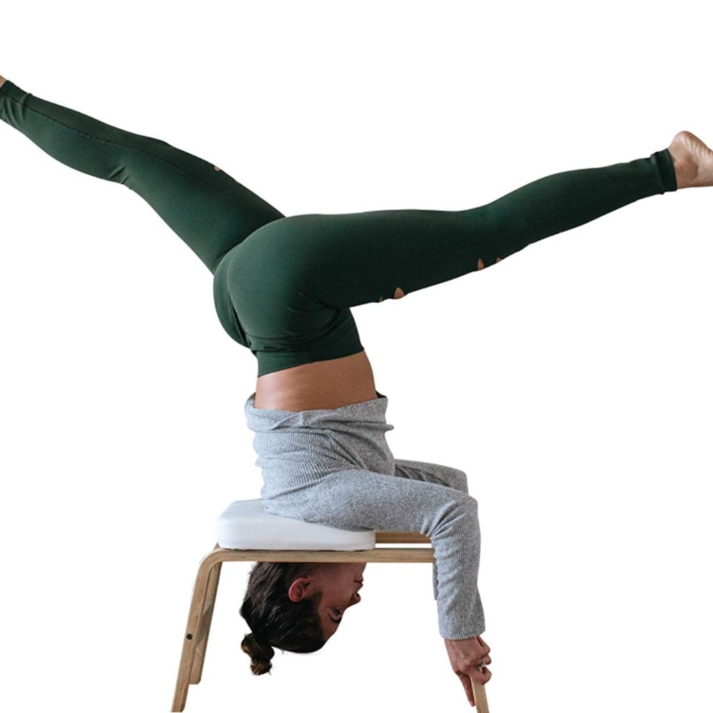 Yoga & Fitness Yoga Headstand Bench Inversion Trainer, Strength Poses